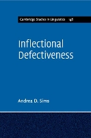 Book Cover for Inflectional Defectiveness by Andrea D Ohio State University Sims