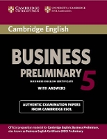 Book Cover for Cambridge English Business 5 Preliminary Student's Book with Answers by Cambridge ESOL