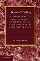 Book Cover for Phonetic Spelling by Harry Johnston