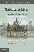 Book Cover for Subaltern Lives by Clare University of Leicester Anderson