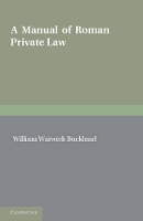 Book Cover for A Manual of Roman Private Law by W. W. Buckland