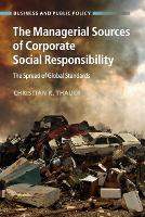 Book Cover for The Managerial Sources of Corporate Social Responsibility by Christian R. (Freie Universität Berlin) Thauer