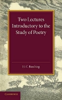 Book Cover for Two Lectures Introductory to the Study of Poetry by Henry Charles Beeching