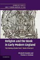 Book Cover for Religion and the Book in Early Modern England by Elizabeth Brunel University Evenden, Thomas S University of Cambridge Freeman