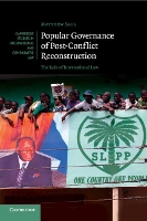 Book Cover for Popular Governance of Post-Conflict Reconstruction by Matthew Universitetet i Oslo Saul