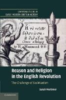 Book Cover for Reason and Religion in the English Revolution by Sarah University of Oxford Mortimer