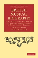 Book Cover for British Musical Biography by James Duff Brown