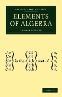 Book Cover for Elements of Algebra by Leonard Euler