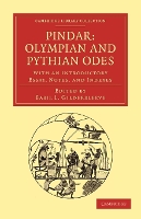 Book Cover for Pindar: Olympian and Pythian Odes by Basil L. Gildersleeve