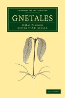 Book Cover for Gnetales by H H W Pearson