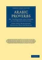 Book Cover for Arabic Proverbs by John Lewis Burckhardt