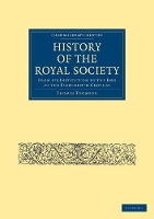 Book Cover for History of the Royal Society by Thomas Thomson