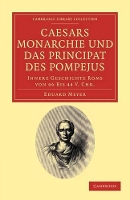 Book Cover for Caesars Monarchie und das Principat des Pompejus by Eduard Meyer