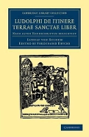 Book Cover for Ludolphi de itinere terrae sanctae liber by Ludolf von Suchem