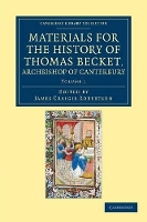 Book Cover for Materials for the History of Thomas Becket, Archbishop of Canterbury (Canonized by Pope Alexander III, AD 1173) by James Craigie Robertson