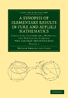 Book Cover for A Synopsis of Elementary Results in Pure and Applied Mathematics: Volume 2 by George Shoobridge Carr