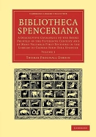 Book Cover for Bibliotheca Spenceriana by Thomas Frognall Dibdin