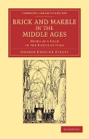 Book Cover for Brick and Marble in the Middle Ages by George Edmund Street