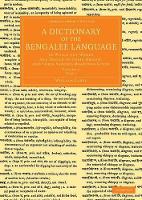 Book Cover for A Dictionary of the Bengalee Language by William Carey