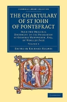 Book Cover for The Chartulary of St John of Pontefract by Richard Holmes