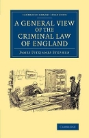 Book Cover for A General View of the Criminal Law of England by James Fitzjames Stephen