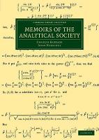 Book Cover for Memoirs of the Analytical Society by Charles Babbage, John Herschel