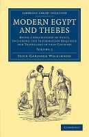 Book Cover for Modern Egypt and Thebes by John Gardner Wilkinson