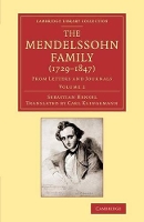 Book Cover for The Mendelssohn Family (1729–1847): Volume 2 by Sebastian Hensel, George Grove