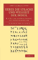 Book Cover for Ueber die Sprache und Weisheit der Indier by Friedrich von Schlegel