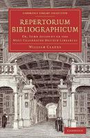 Book Cover for Repertorium bibliographicum by William Clarke