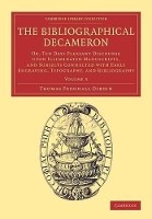 Book Cover for The Bibliographical Decameron by Thomas Frognall Dibdin