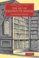 Book Cover for The Art of Decorative Design by Christopher Dresser