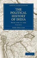 Book Cover for The Political History of India, from 1784 to 1823 by John Malcolm