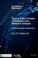 Book Cover for Topics at the Frontier of Statistics and Network Analysis by Eric D. (Boston University) Kolaczyk