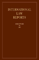 Book Cover for International Law Reports: Volume 170 by Christopher Greenwood