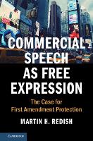 Book Cover for Commercial Speech as Free Expression by Martin H Northwestern University, Illinois Redish