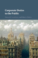 Book Cover for Corporate Duties to the Public by Barnali (University College London) Choudhury, Martin (University College London) Petrin