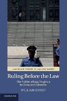Book Cover for Ruling before the Law by William Northwestern University, Illinois Hurst