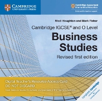 Book Cover for Cambridge IGCSE® and O Level Business Studies Revised Digital Teacher's Resource Access Card 3 Ed by Medi Houghton, Mark Fisher