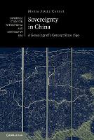 Book Cover for Sovereignty in China by Maria Adele Katholieke Universiteit Leuven, Belgium Carrai