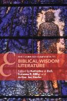 Book Cover for The Cambridge Companion to Biblical Wisdom Literature by Katherine J University of Cambridge Dell