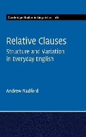 Book Cover for Relative Clauses by Andrew University of Essex Radford