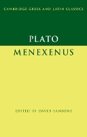 Book Cover for Plato: Menexenus by David (University of Illinois, Urbana-Champaign) Sansone