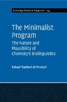 Book Cover for The Minimalist Program by Fahad Rashed University of Essex AlMutairi