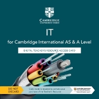 Book Cover for Cambridge International AS & A Level IT Digital Teacher's Resource Access Card by Victoria Ellis