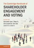 Book Cover for The Cambridge Handbook of Shareholder Engagement and Voting by Harpreet Kaur