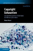 Book Cover for Copyright Exhaustion by Péter Mezei