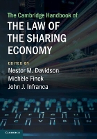 Book Cover for The Cambridge Handbook of the Law of the Sharing Economy by Nestor M. Davidson