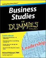 Book Cover for Business Studies For Dummies by Richard Pettinger