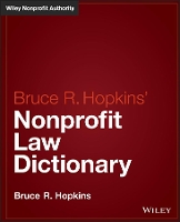 Book Cover for Hopkins' Nonprofit Law Dictionary by Bruce R. (Member, District of Columbia Bar) Hopkins